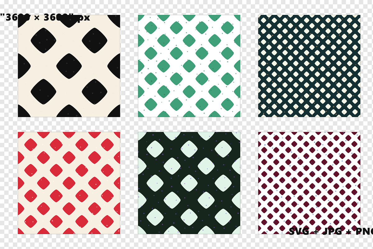 Geometric Diamond Grid Pattern Set, a Pattern Graphic by Gfx Expert Team (Photo 3 of 3)