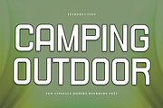 Camping Outdoor, a Script Font by FreshTypeINK (Thumbnail 1 of 8)