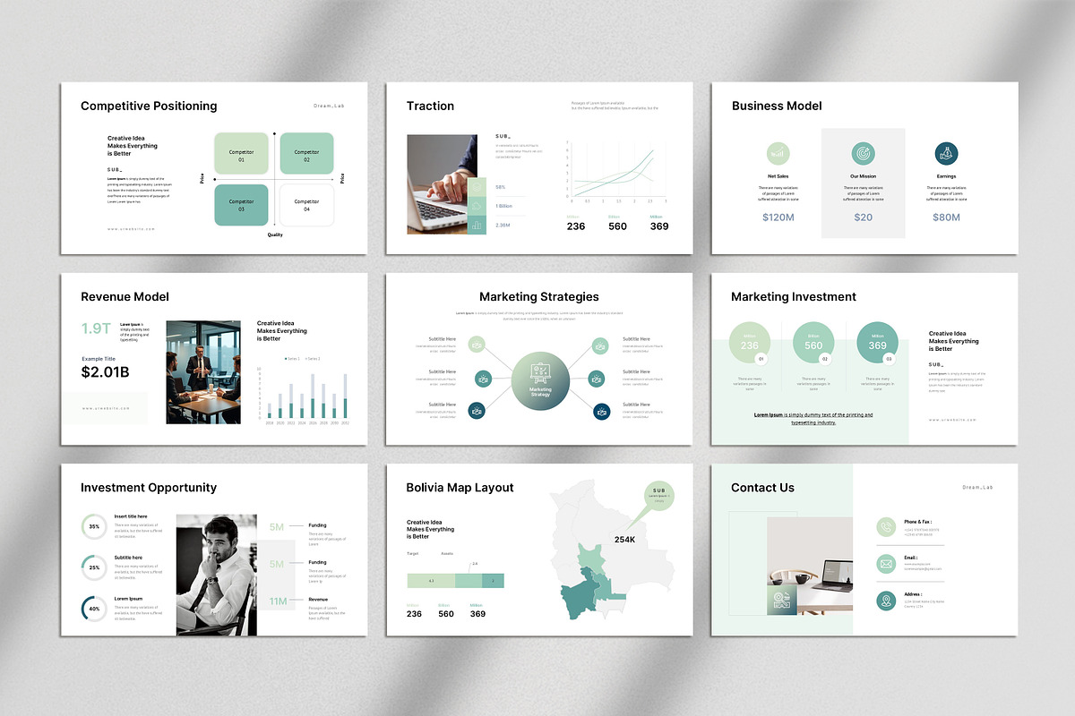 Investor Pitch Deck Presentation, a Presentation Template by Studio_Clarity (Photo 5 of 5)