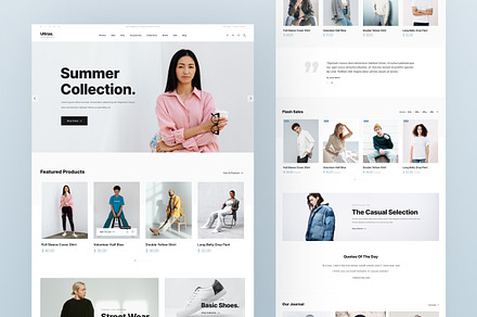 Ultras - Clothing Store Web Template, a HTML Template by TemplatesJungle