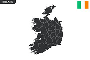 Detailed map of Ireland, an Education Illustration by Vector Shop (Thumbnail 5 of 5)