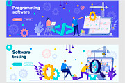 Flat Web Banners Template Kit, a Templates & Theme by alexdndz (Thumbnail 21 of 26)