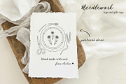 Needlework logos. Line art, a Work Illustration by KolibriDesign (Thumbnail 6 of 7)