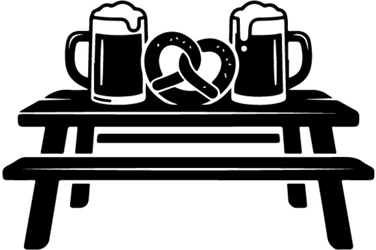 Oktoberfest Beer Table Silhouette, an Object Graphic by Gfx_Store (Photo 13 of 16)