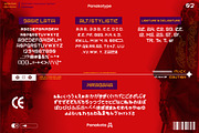 Antropic sci-fi Typeface, a Sans Serif Font by panakota studio (Thumbnail 3 of 7)