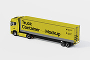 Truck Container Mockup, a Mockup by graphicook (Thumbnail 4 of 4)