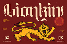 Lionkin Stylish Blackletter Font