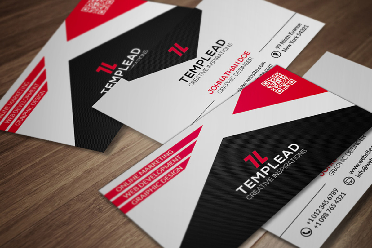 Creative Business Card CM071, a Business Card Template by annozio (Photo 1 of 4)