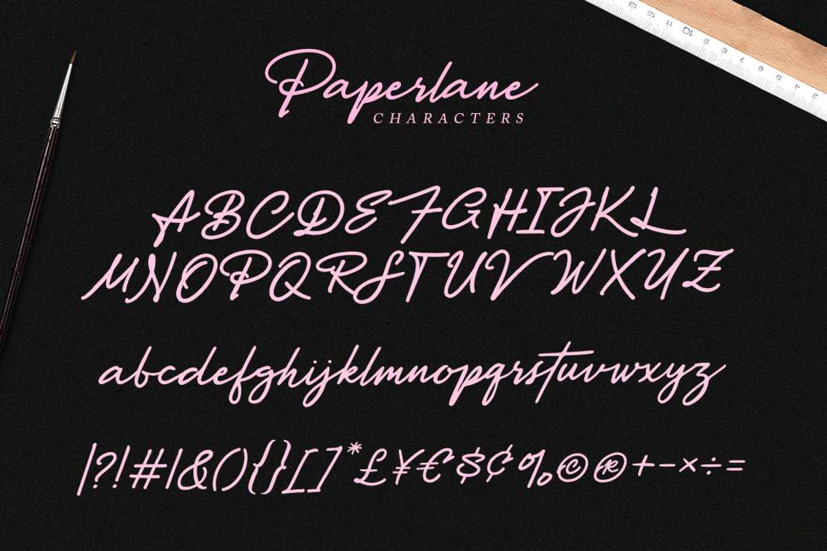 Paperlane - Organic hand-drawn font, a Script Font by Creative Zeune (Photo 11 of 12)
