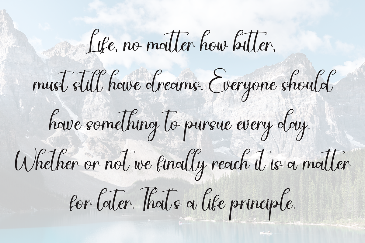 Angela Signature | Script Font, a Handwritten Font by Scratchones (Photo 6 of 9)