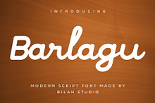 Barlagu Modern Scrip Font