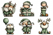 Santa Christmas Clipart, an Illustration by Daily.Designs (Thumbnail 4 of 5)