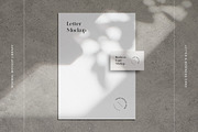 US Letter & Business Card Mockup, a Product Mockup by Design Squad (Thumbnail 1 of 5)