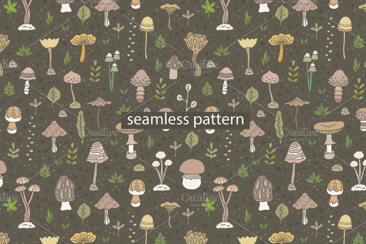 Mushrooms, an Illustration by kostolom3ooo (Photo 3 of 5)