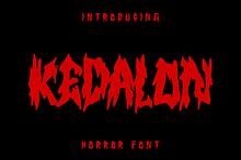 KEDALON - Horror Font
