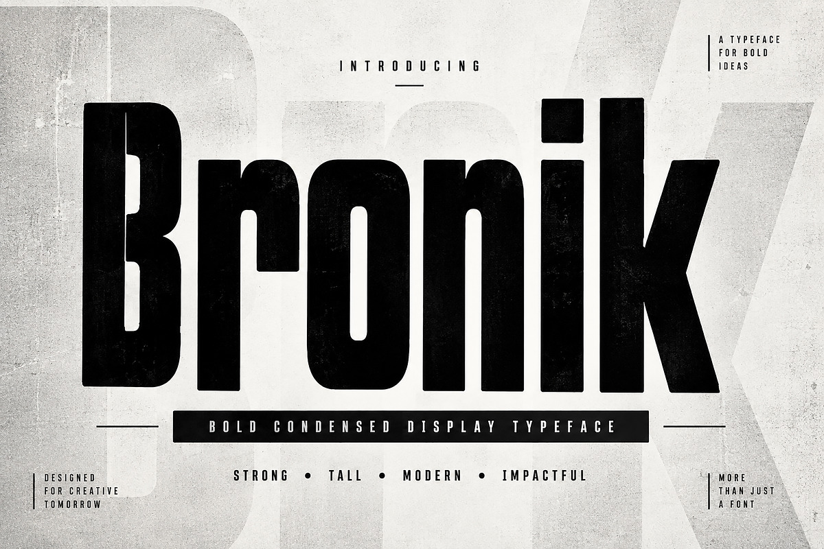 Bronik, a Slab Serif Font by Wow Magic (Photo 1 of 5)