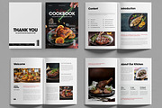 Modern Cookbook Magazine Layout, a Magazine Template by MightyDesign (Thumbnail 2 of 6)