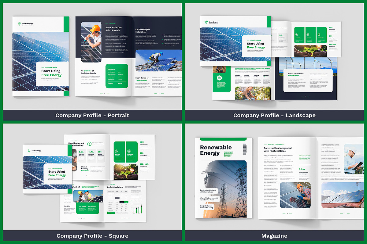 Solar Energy Bundle Brochures Canva, a Brochure Template by artbart (Photo 5 of 7)