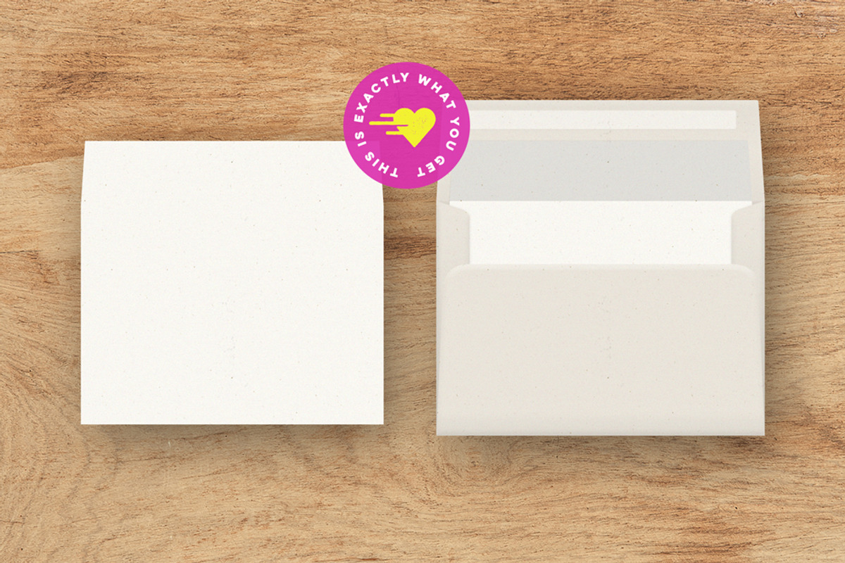 3 Square Flap Envelope Liner Mockups, a Print Template by Hype Your Prints (Photo 5 of 7)