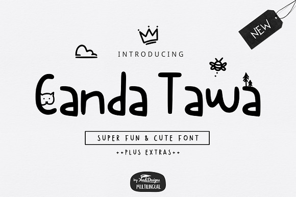 Canda Tawa Cute Font preview 7