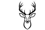deer head wall mount silhouette, an Illustration by Amazin_art (Thumbnail 35 of 51)