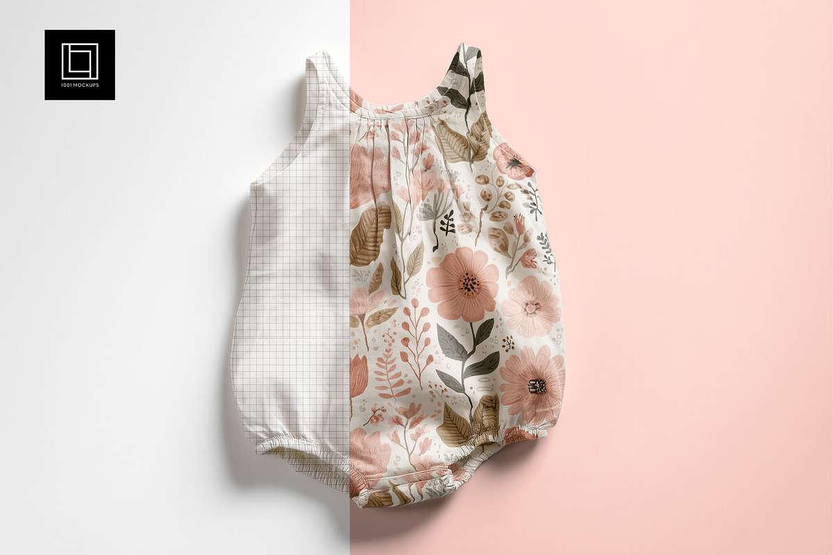 Summer Baby Bodysuit Mockup PSD, a Shirt Mockup by 1001 mockups (Photo 1 of 9)