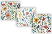 Wildflower Sketchbook Doodle Pattern, a Pattern Graphic by FloridPrintables (Thumbnail 3 of 7)