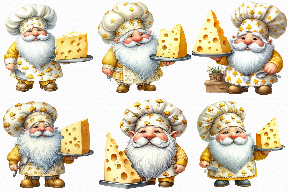 Chef Gnome Clipart, an Illustration by Libby Wishes (Photo 7 of 9)