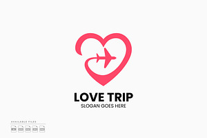Love Trip Logo, a Branding & Logo Template by Zeer Graphic