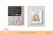 Parisian Cafe Goose Clipart, an Animal Illustration by Blumensdiary (Thumbnail 4 of 6)