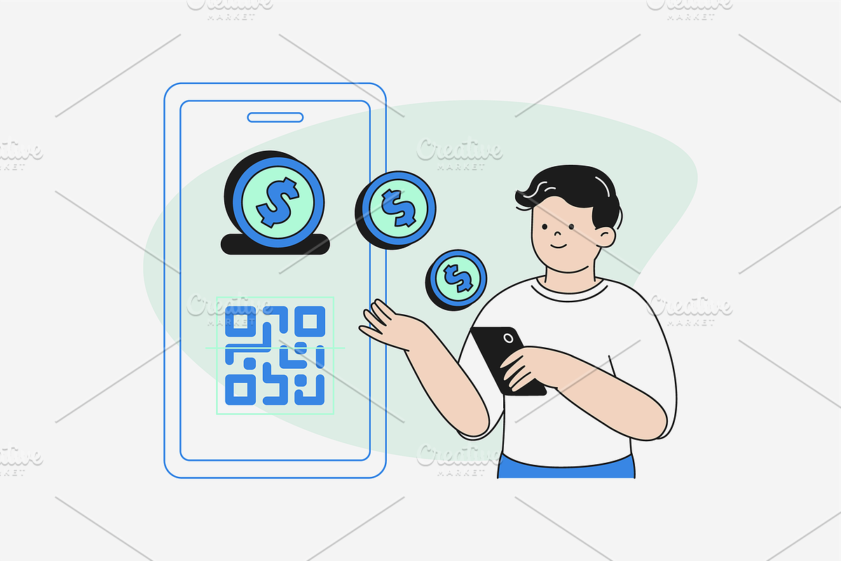 Payment Transaction Illustration, an Object Graphic by Jump Studio (Photo 10 of 12)