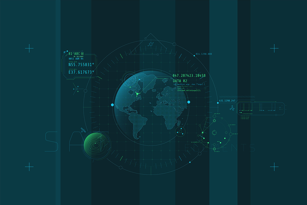 HUD Pro Infographic Elements, an Object Graphic by ConceptCafe (Photo 4 of 30)