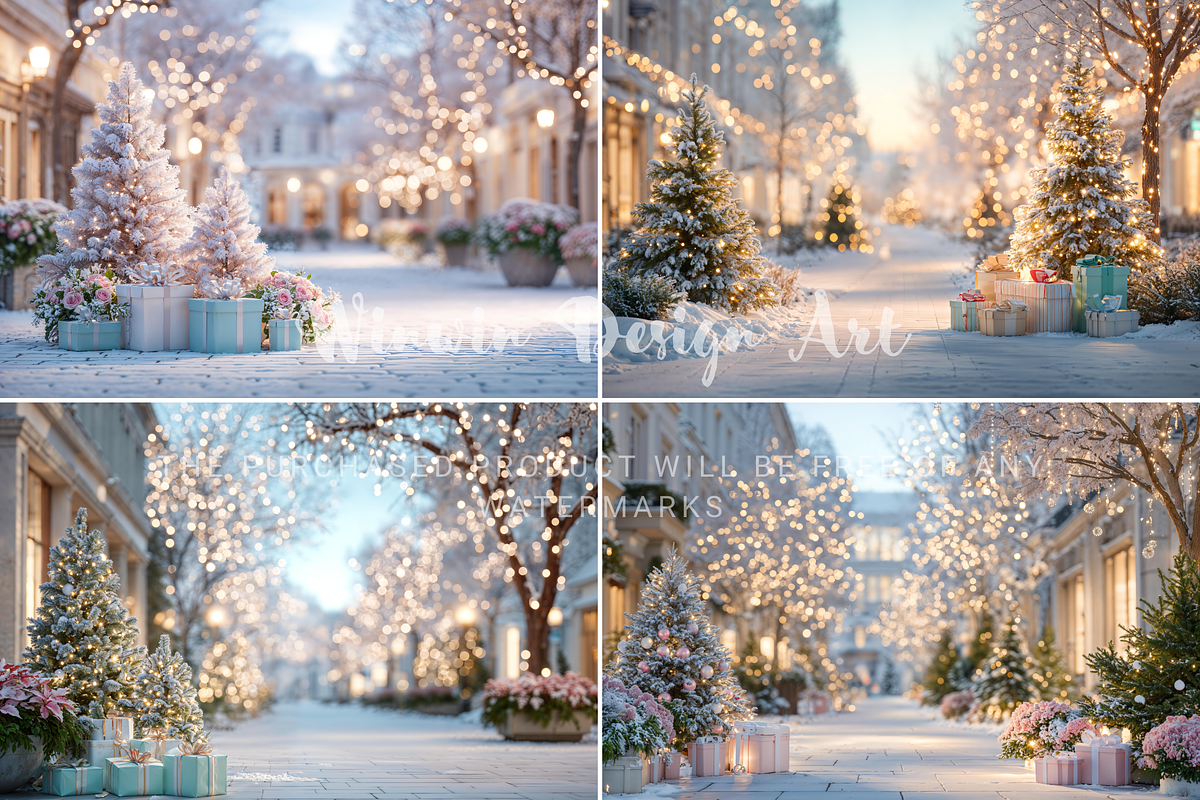 Pastel Presents and Christmas, a Background Photo by Winwin Design Art (Photo 4 of 9)