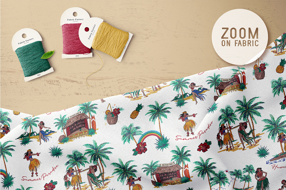 HAWAII Callin', a Pattern Graphic by MSNTY STUDIOX (Photo 10 of 24)