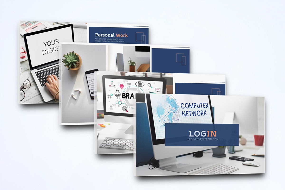 Login - Powerpoint Template, a Presentation Template by UnicodeID