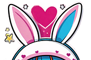 Bunny Girl Stickers — 50 PNG, a Person Illustration by ETARA by Mea Hau (Thumbnail 7 of 17)