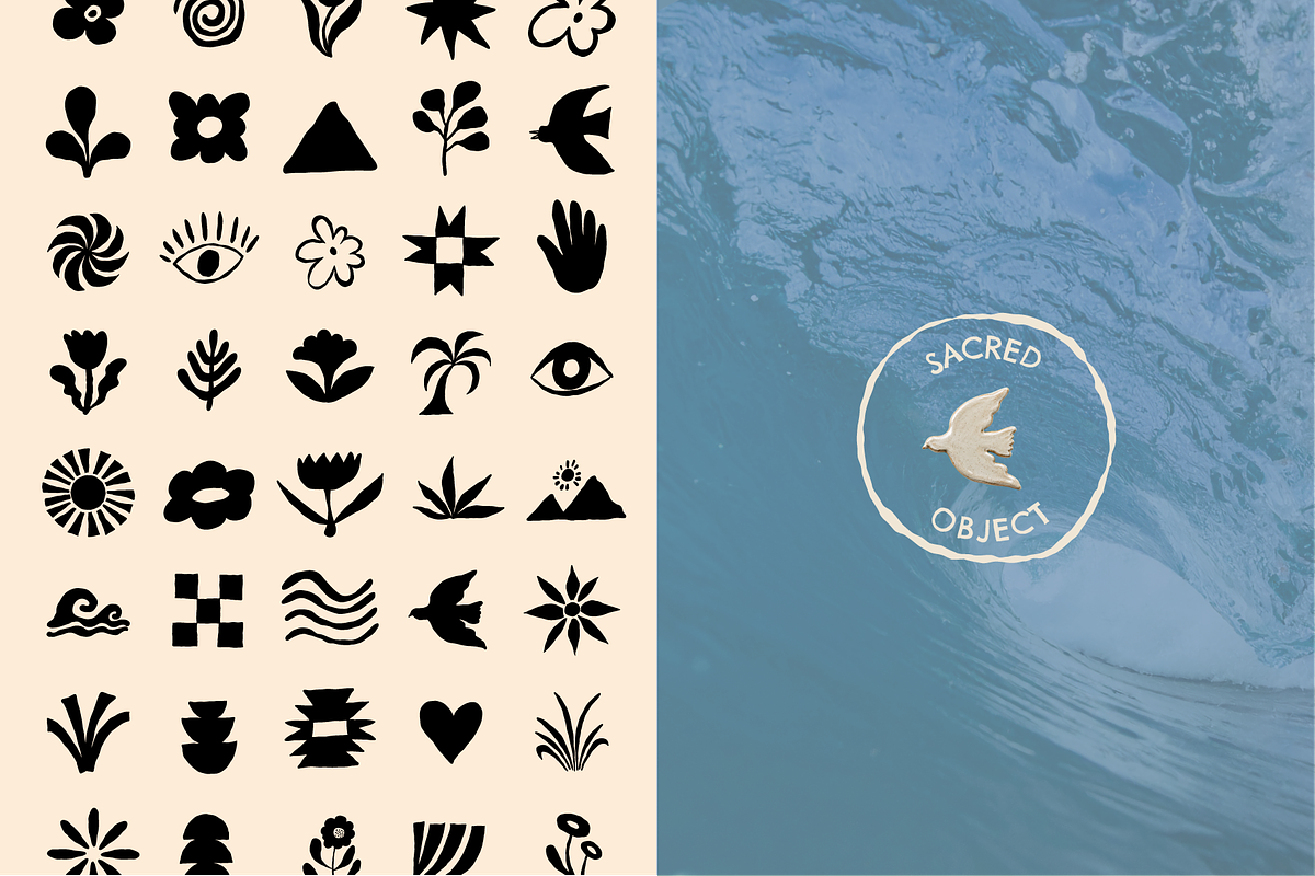 Mystic Relics, Hand-Drawn Glyphs, an Object Graphic by venimo (Photo 7 of 17)