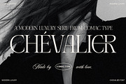 CHEVALIER Modern Luxury Typeface, a Serif Font by Comactype Foundry (Thumbnail 1 of 13)
