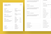 Minimal CV in A4 / Us letter Size, a Resume Template by Filip Studio (Thumbnail 3 of 4)