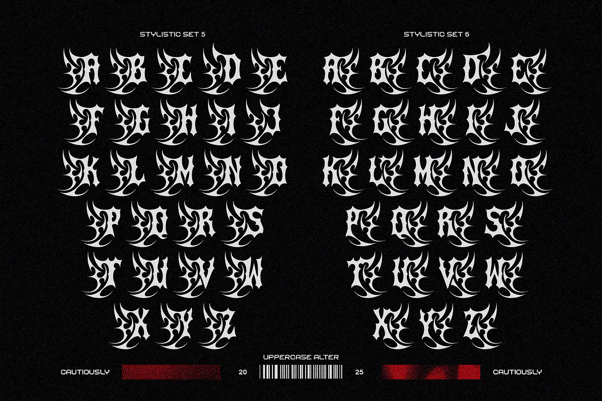 Dead Sky Darkletter Typeface, a Blackletter Font by alit design (Photo 13 of 17)