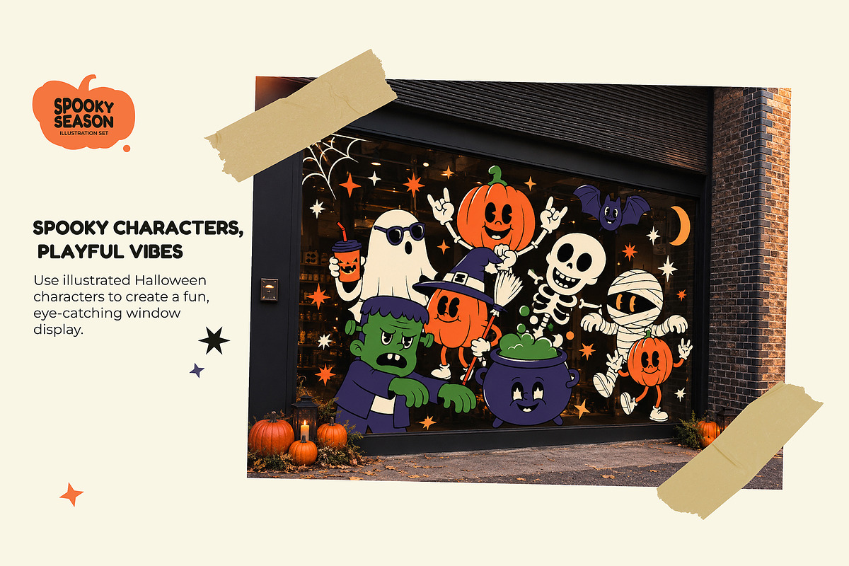 Spooky Season, a Seasonal Illustration by VectorBird (Photo 5 of 5)