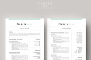 Modern Resume & CoverLetter Template, a Resume Template by careerboutique (Thumbnail 2 of 6)