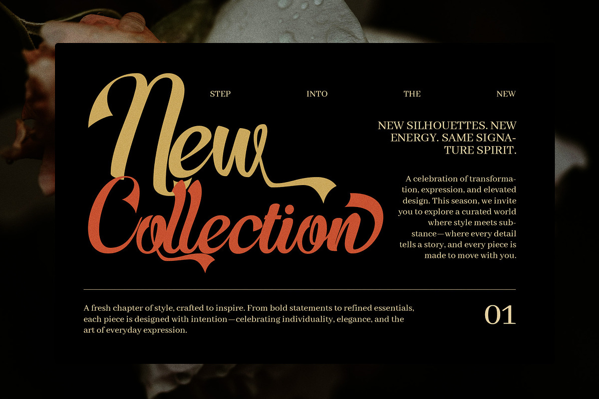 Dafensa Melisa Script Font, a Script Font by Graphicxell (Photo 5 of 8)