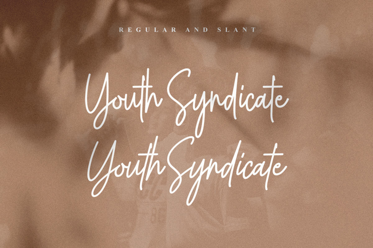 Youth Syndicate Signature Font, a Handwritten Font by Heinzel Std (Photo 17 of 22)