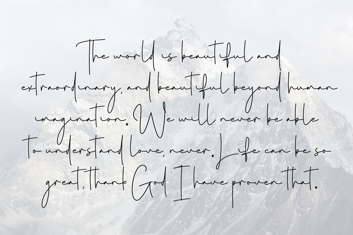 Handsome | Script Font, a Handwritten Font by Scratchones (Photo 6 of 8)