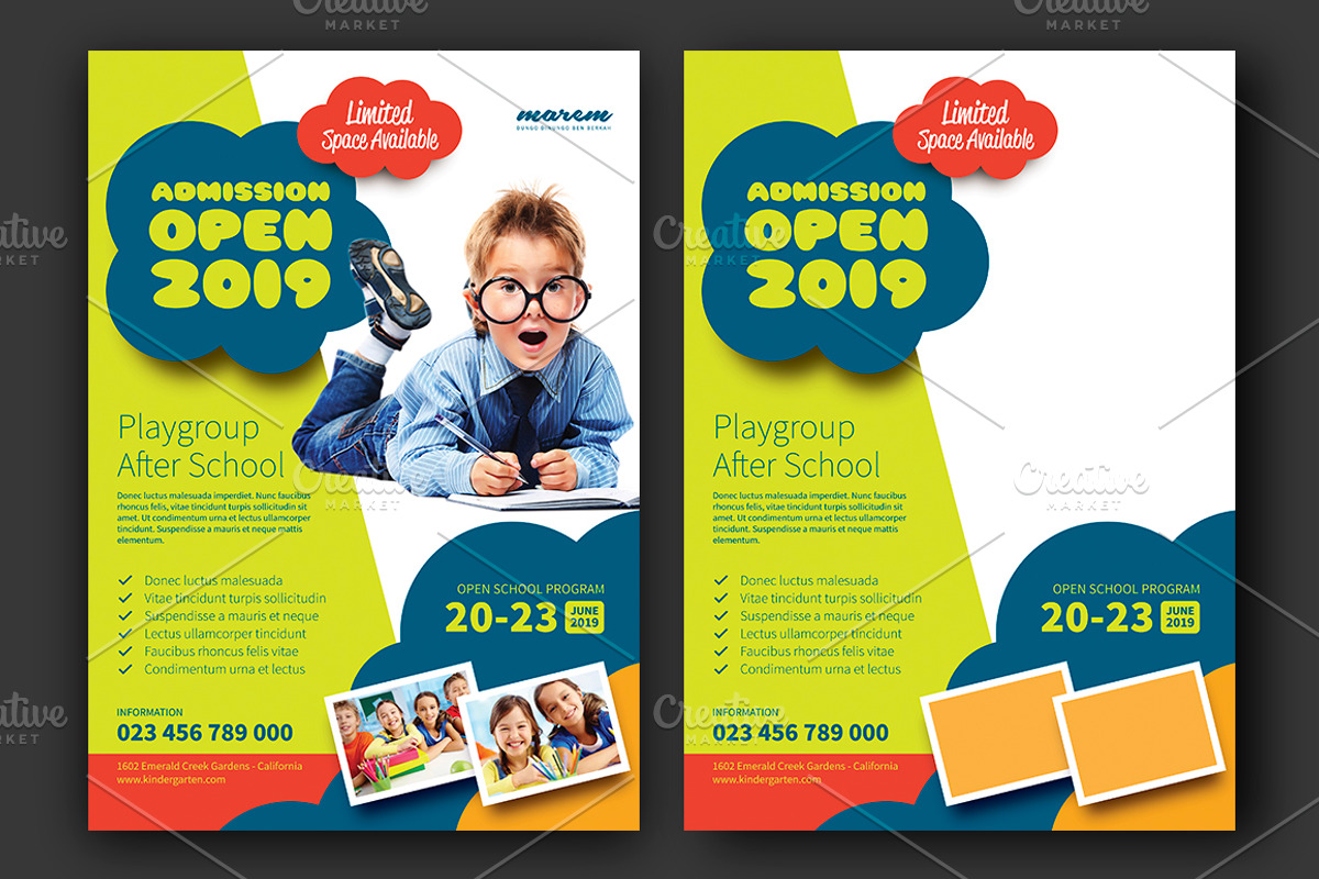 School Admission, a Flyer Template by Saphari (Photo 3 of 4)