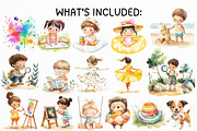 Summer Activities Kids Clipart, an Illustration by PassionPNGcreation (Thumbnail 3 of 9)