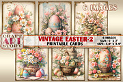 Easter collage cards Atc ACEO Bundle, a Seasonal Illustration by CraftArtStory (Thumbnail 5 of 5)