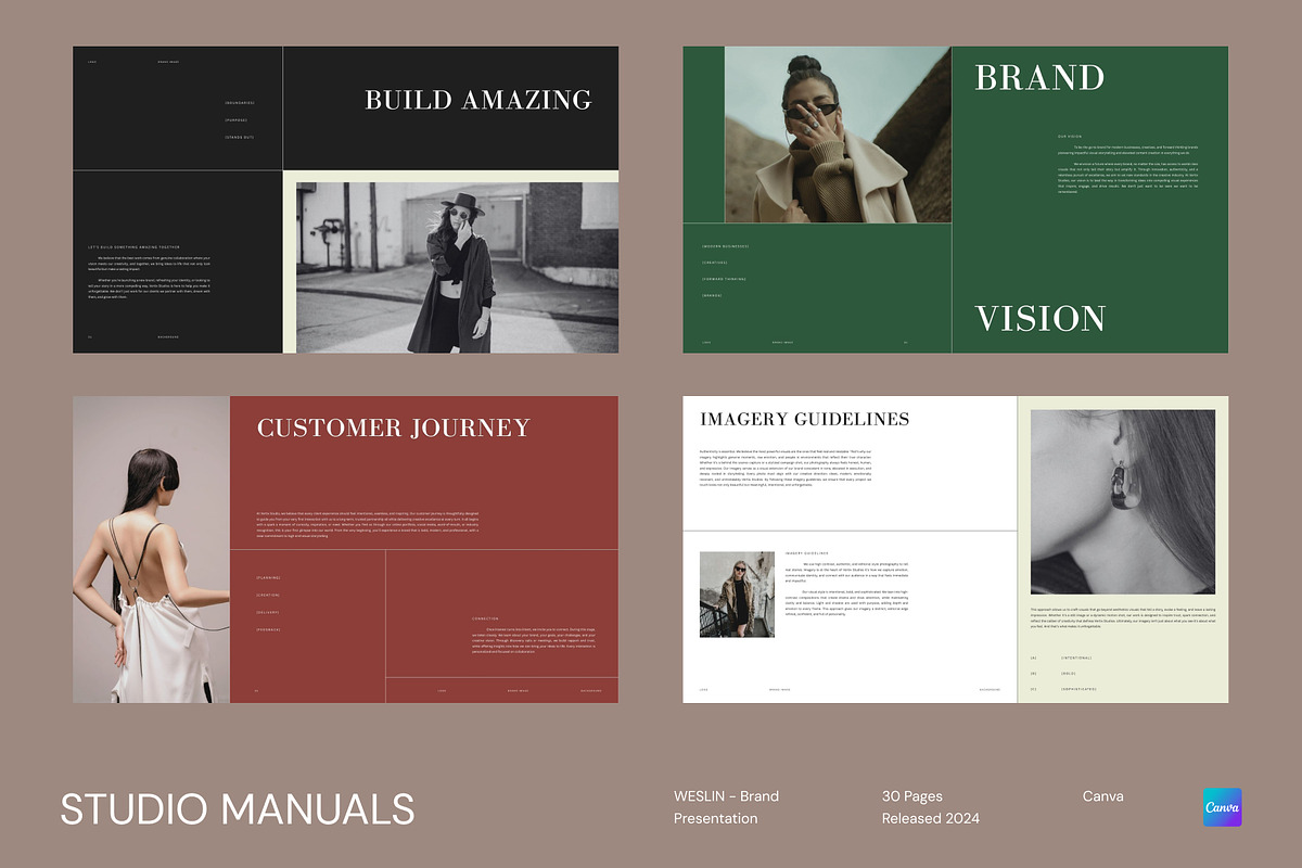 WESLIN - Brand Presentation, a Social Media Template by Studio Manuals (Photo 4 of 8)