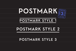 Postmark Font